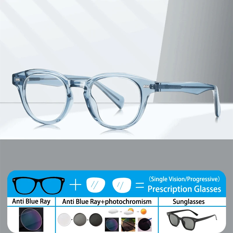 

Fashion TR90 Pin Glasses Box Glasses Photochromic Men Optical Prescription Myopic Astigmatism Hyperopia Progressive Eyewear
