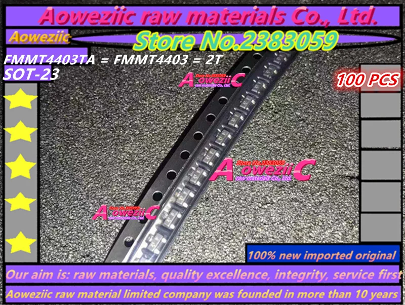 100% New Imported Original  FMMT4403TA FMMT4403 2T MMBT3904LT1G 1A MMBT3906LT1G 2A MMBTA42LT1G MMBTA42 1D MMBTA92LT1G MMBTA92 2D