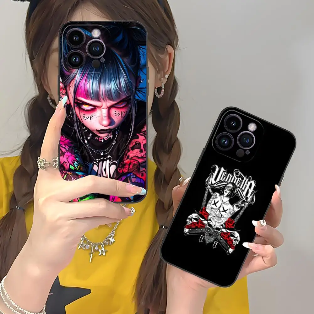 

Pretty Tattoo Girl Phone Case for iPhone 17 16 15 14 13 12 11 X XR XS 8 7 Air Pro Max Plus Mini Soft TPU Shockproof Cover