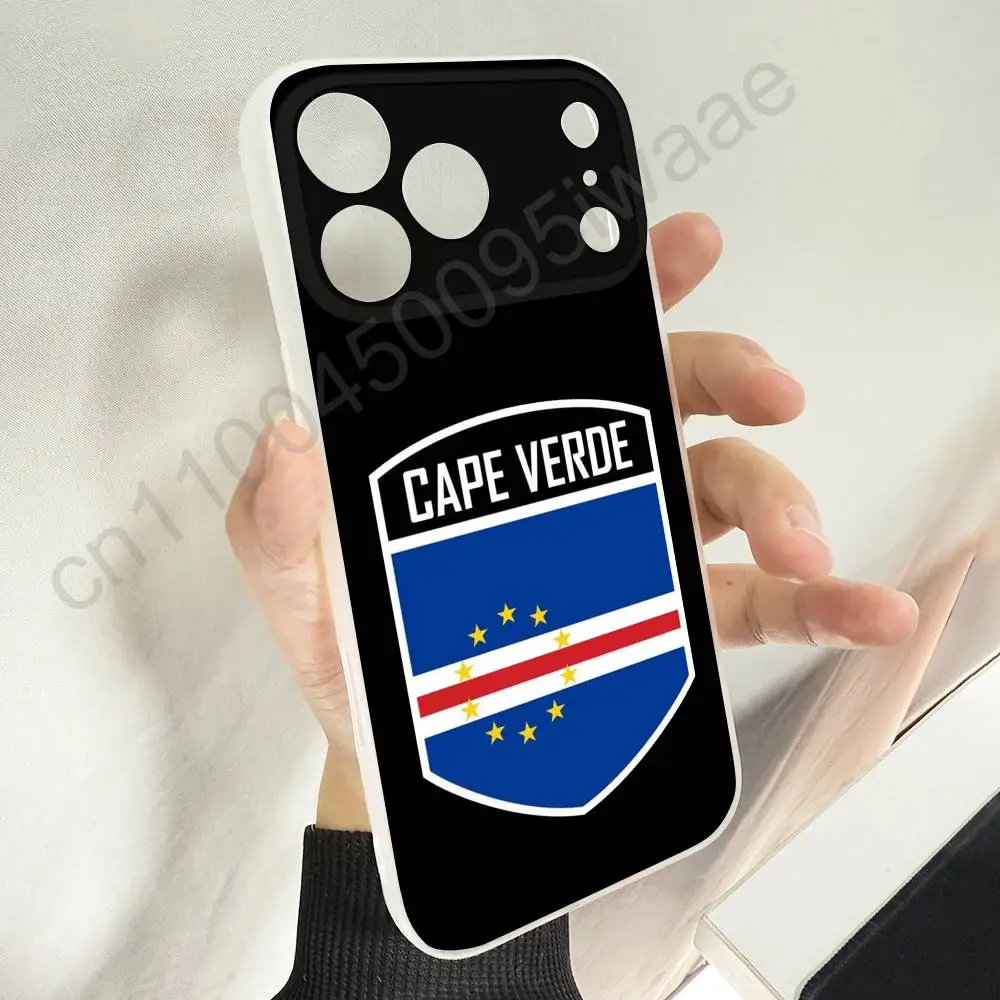 أفريقيا كيب فيردي جواز السفر العلم جراب هاتف آيفون 12,16,11,14,13,17,15,Plus,E,Pro,Max,Air,Mini Magsafe المغناطيسي متجمد #5