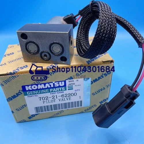 Válvulas solenoides hidráulicas 702-21-62200 Válvula piloto para piezas de excavadora Komatsu PC200-7 PC220-7 PC200-8 PC300-7 PC360-7 PC400-7/8