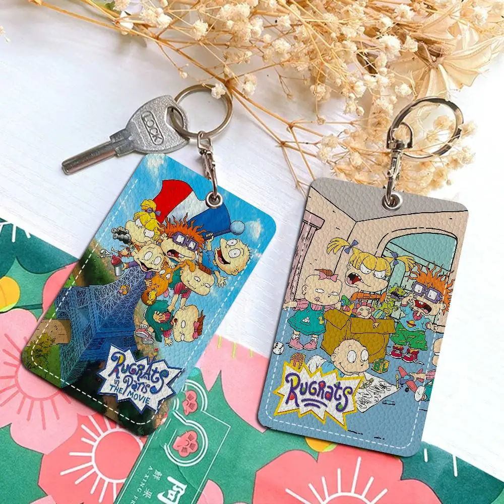 

Чехлы для студенческих карт и пропусков с мультяшным дизайном (Рэграт), с брелоком, защита от потери