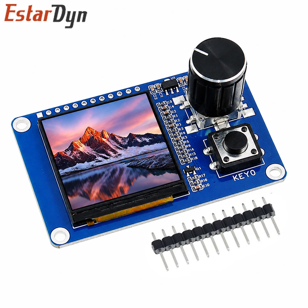 Estardyn 1.54 Inch TFT LCD Display Module 240x240 EC11 Rotary Encoder Button I2C/SPI Interface for ESP32 ESP8266 DIY