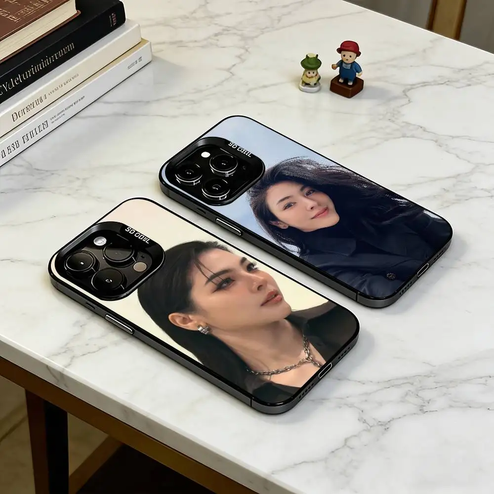 

Faye P-Peraya M-Malisorn Phone Case For iPhone 17,16,15,14,13,12,11 Plus,Pro Max,XS,Colorful Silver Black Cover