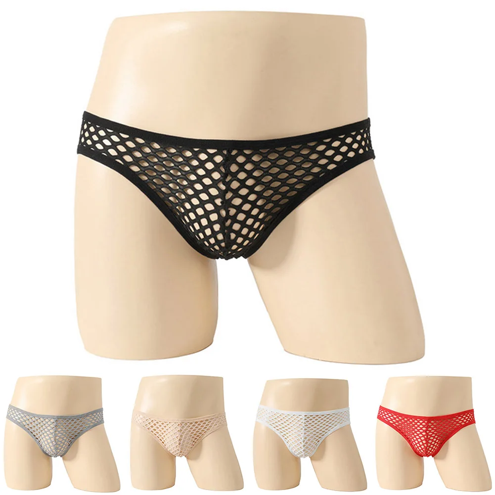 Tanga Transpirable Blanca para Hombre, Estilo Clásico, Ropa Interior Transpirable