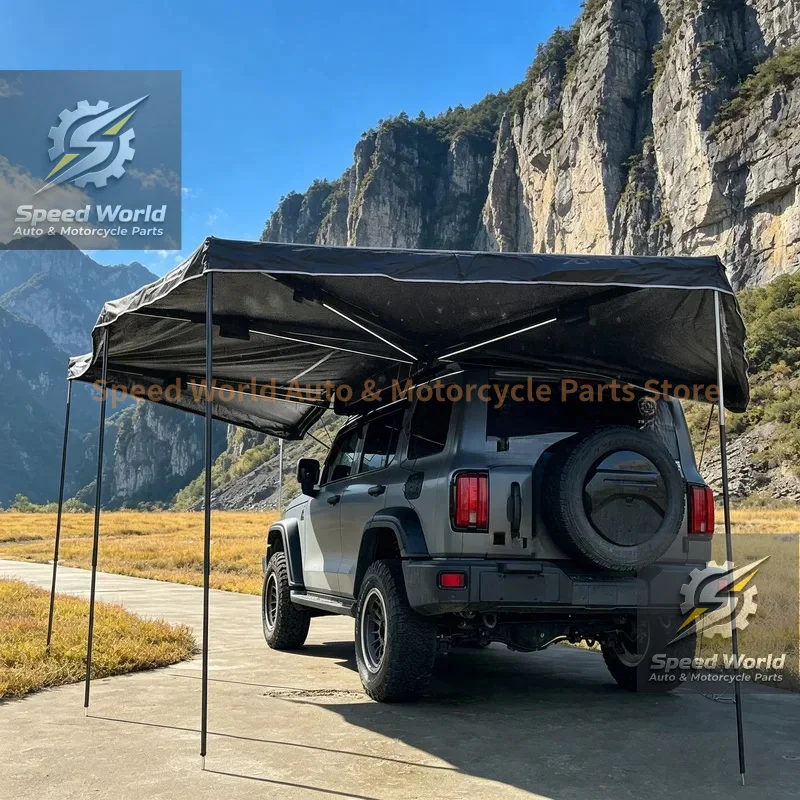 360° Foxwing Freestanding Side Awning Waterproof Large SUV Tent For Glamping Overlanding Off Road