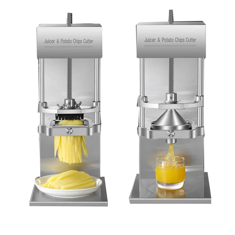 

Juicer Squeezer Orange Fresh Juice Machine Commercial Juice Maker Separation Potato Radish Vegetable French Fries Cutting Machin