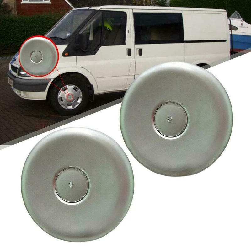 4 Pcs For Ford Transit Mk6 Mk7 Mk8 Front Wheel Centre Caps Trims Twin Rear Wheel YC151130DD YC15-1130-DD 1573029