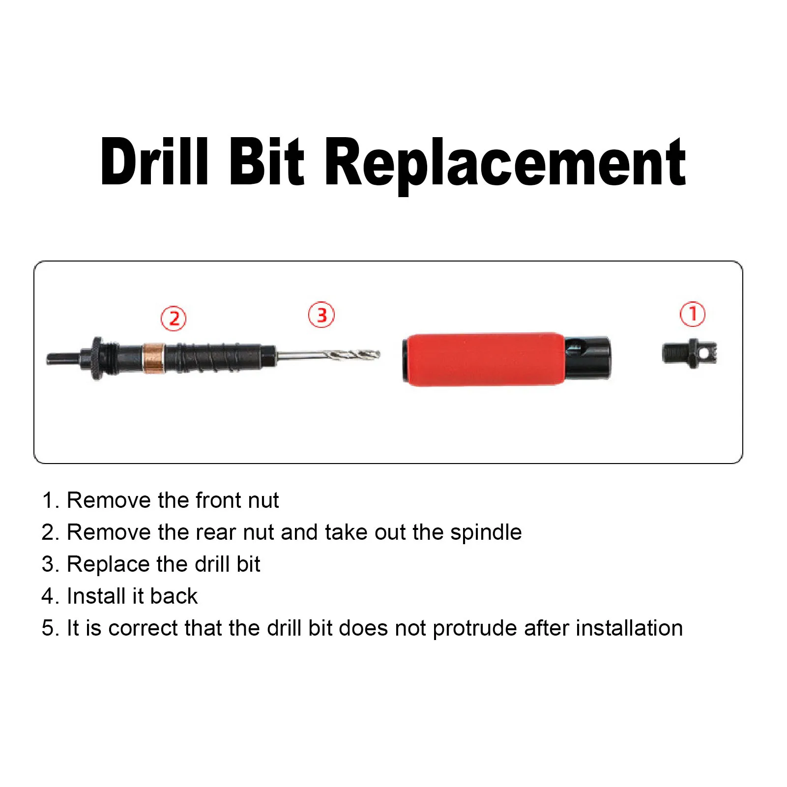 

Набор инструментов для удаления заклепок 1/4 дюйма со сверлом 5/32 дюйма и куполом/плоской головкой, пневматическим/электрическим съемником для автомобильного листа