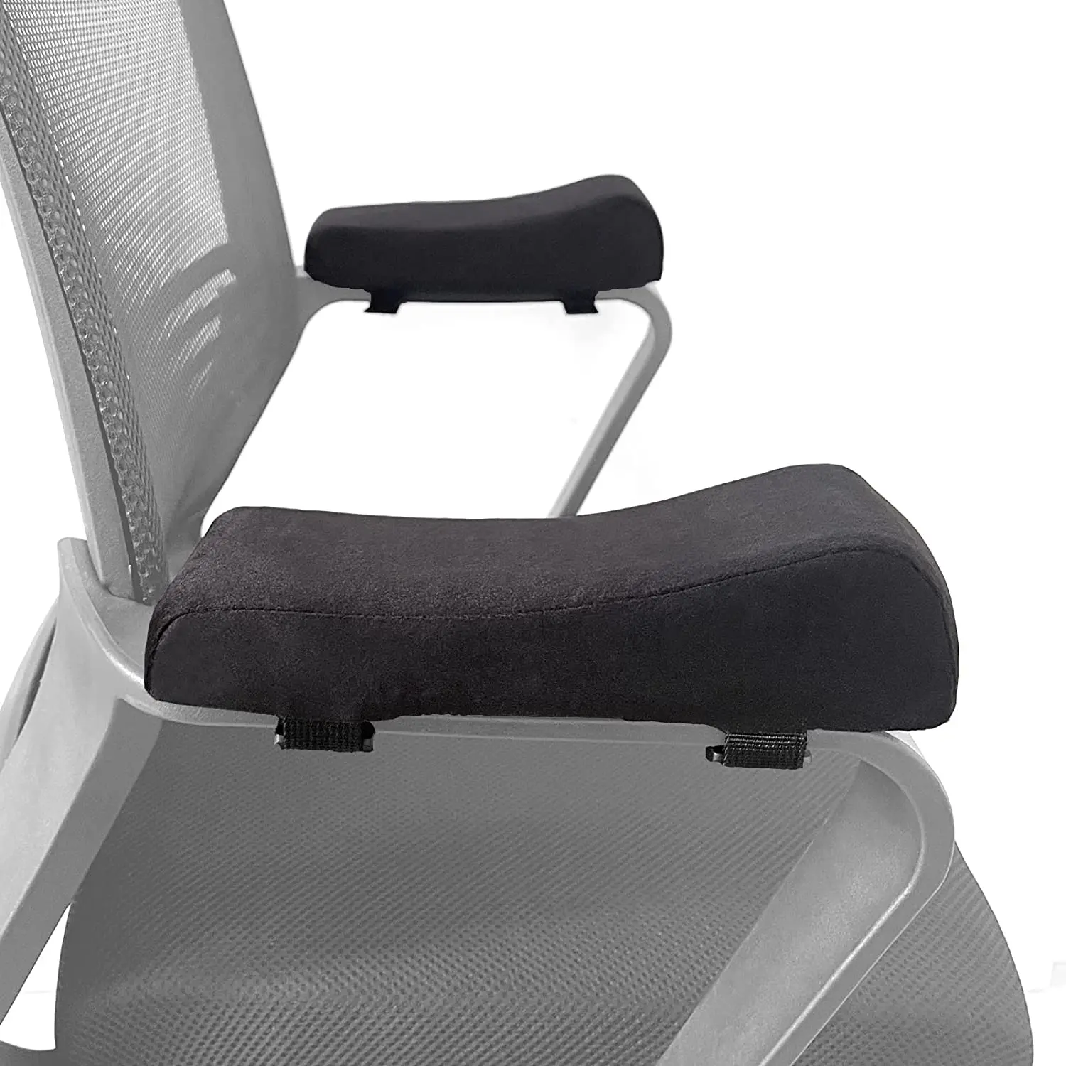 2Pcs Comfort Chair Armrest Pads PU Foam Inner Core Elbow Support Pillow Home Office Gaming Chair Sofa Armrest Cushion Mat