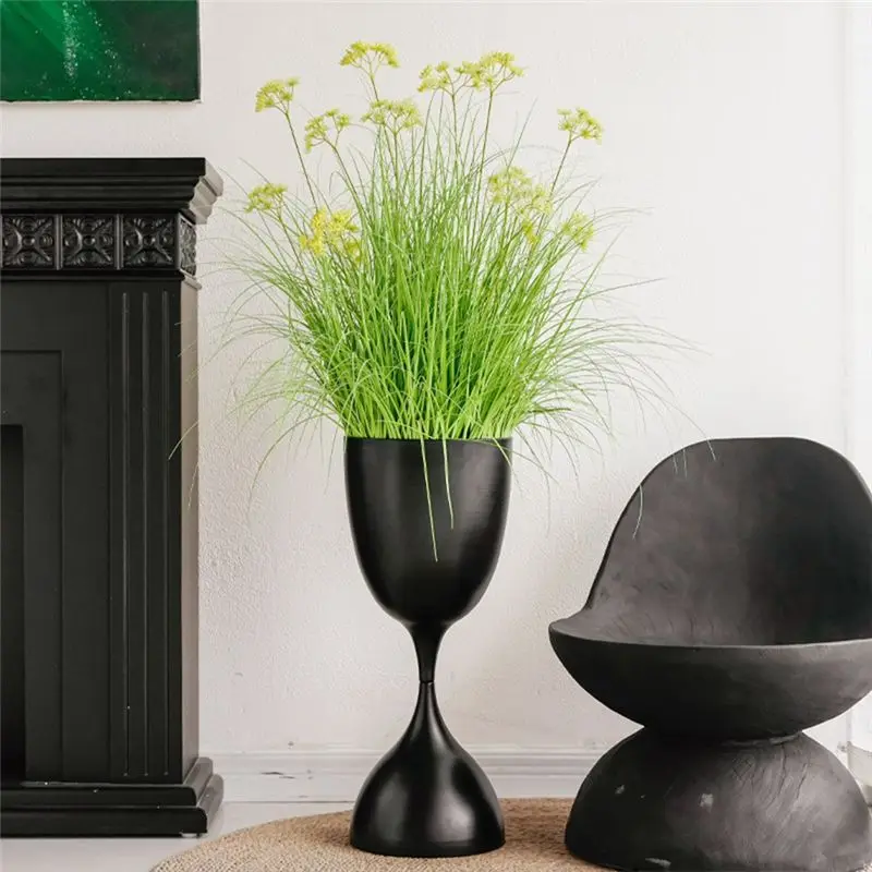 ABYP Wrought Iron Flower Stands And Flower Pots Light Luxury Floor-Standing High-Foot Flower Vases Soft Furnishings
