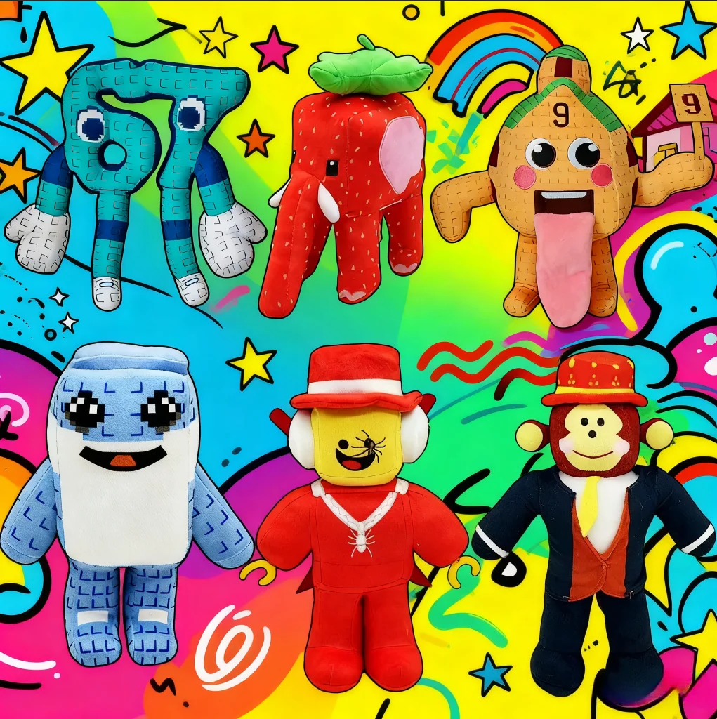 

-- НОВЫЙ Steal A Brainrot Esok 20:00 Plush Hot Game Периферийные устройства Plushie Cute Cartoon No. 9-домашняя мягкая кукла, игрушка для геймеров, подарок фанатам