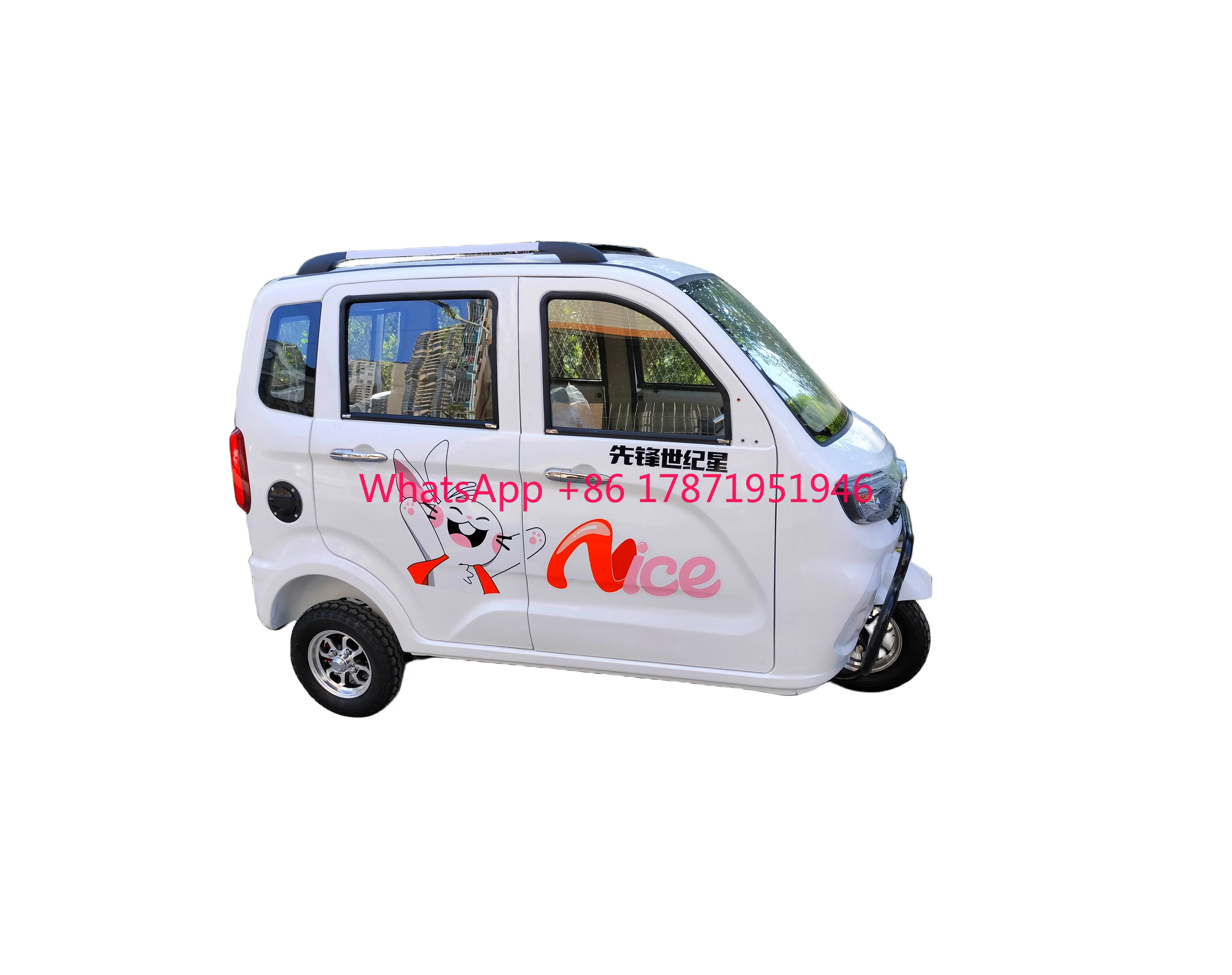 2023 New energy Factory 3 wheel delivery car triciclo electrico trike electric rickshaw for adulto without driving licence