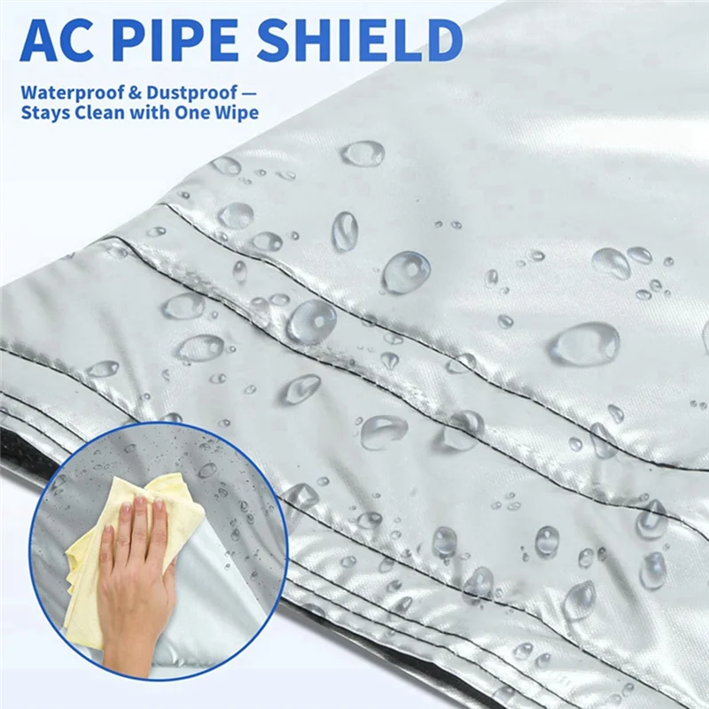 【Berserkk】Portable AC Hose Insulation Sleeve, Air Conditioner Hose Cover Wrap For 5 Inch & 5.9 Inch Diameter Exhaust Hose