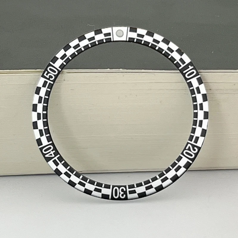 38mm Aluminum Bezel Insert Size 38mmX31.5mm, Flat Bezel Fits SKX007/SKX009/SKX011/SKX171/SKX173/SRPD Cases Watch Accessories