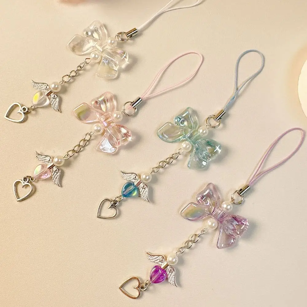 

Fashion Acrylic Women Mobile Phone Chain Transparent Anti-Drop Phone Hanging Lanyard Y2K Phone Charms Bag Pendant Key Chain