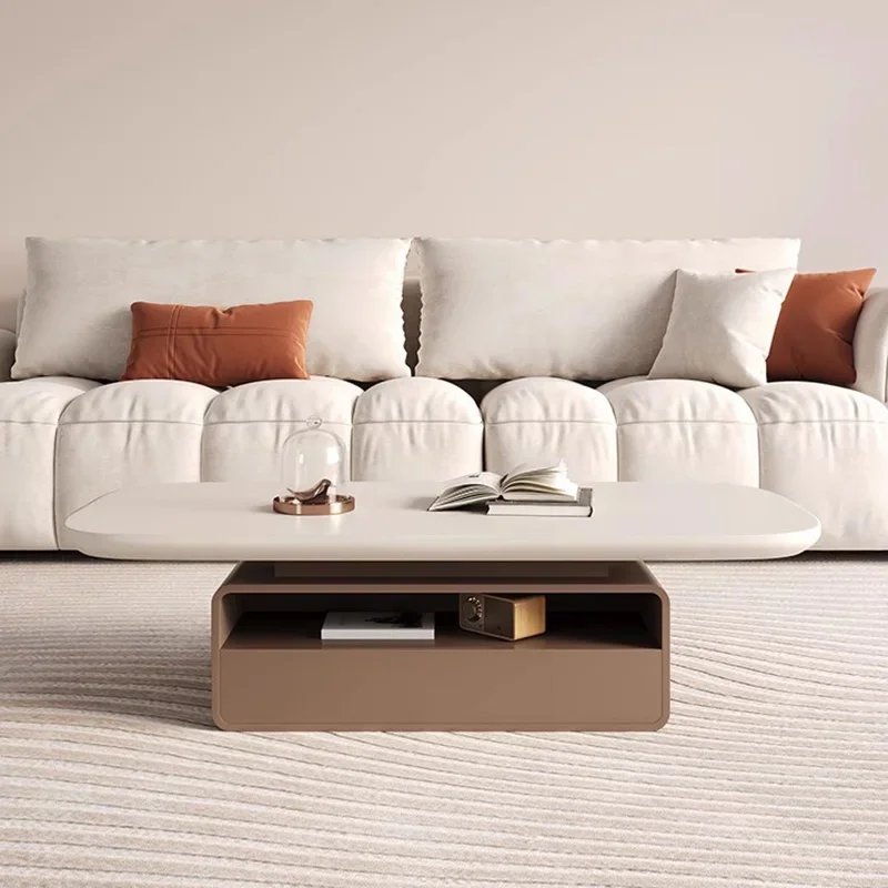 

Luxury Postmodern Coffee Table Minimalist Modern Slim Aesthetic Coffee Table Colourful Partitions Mesa Auxiliar Unique Furniture
