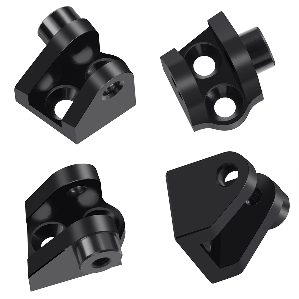 TRINOOD amortiguador superior e inferior de aluminio, asiento fijo para 1/18 Mini LMT 4WD, Monster Truck cepillado, piezas de actualización