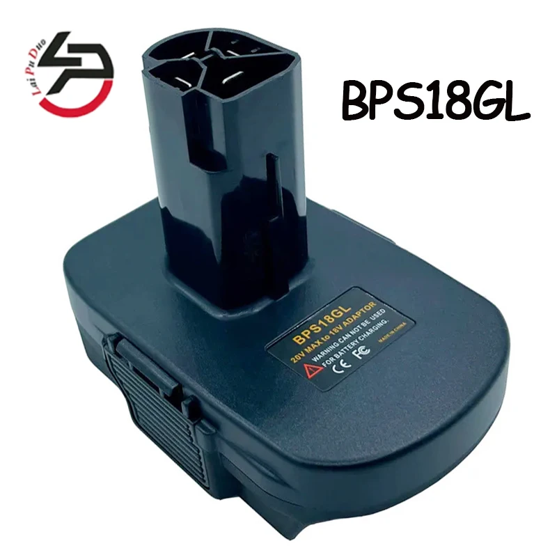 

BPS18GL 20V/18V Lithium to Nickel Battery Convert Adapter for Black&Decker Porter Stanley for Craftsman 18V Battery