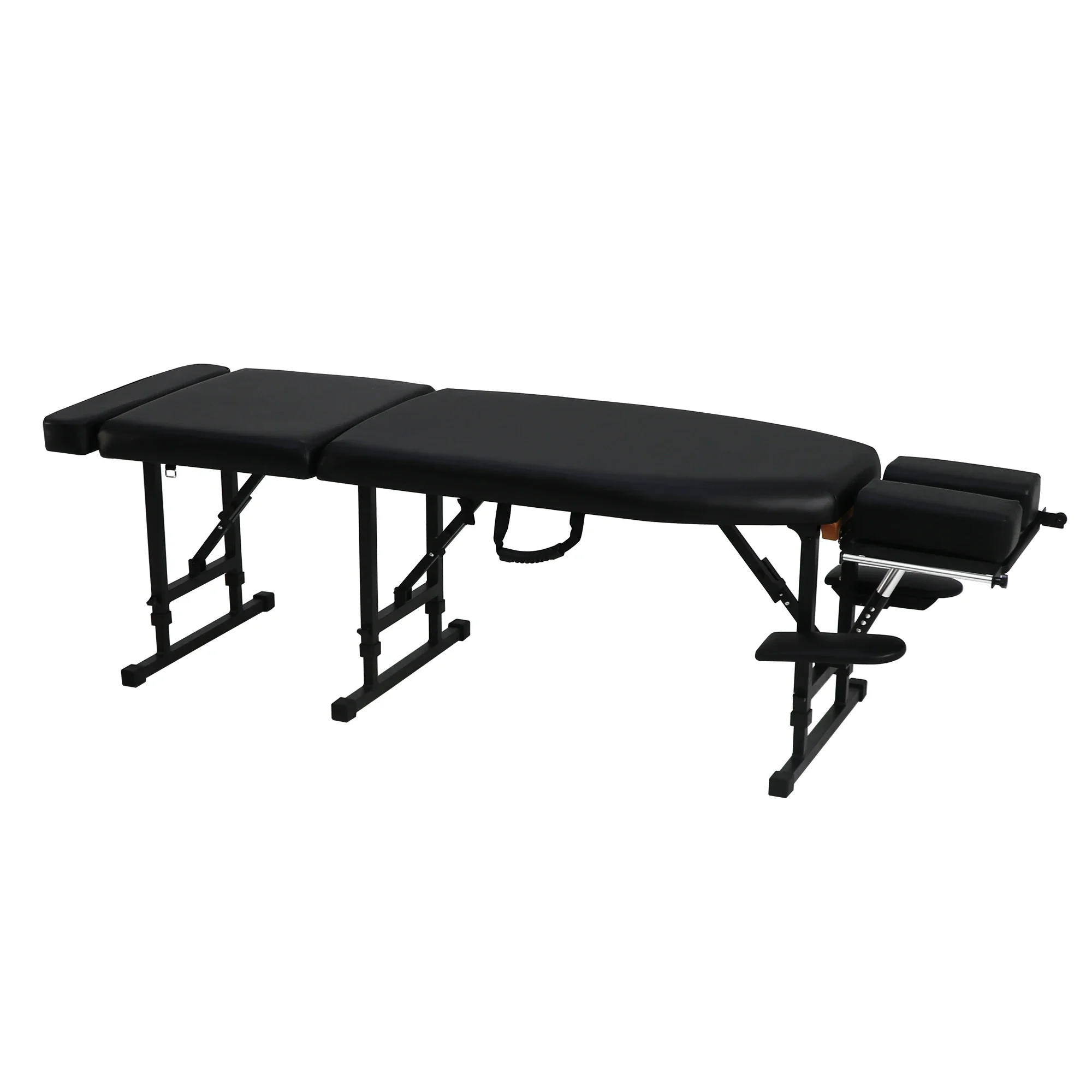 Tratamiento quiropráctico plegable, ligero y plegable, ajuste de cama, caída Manual