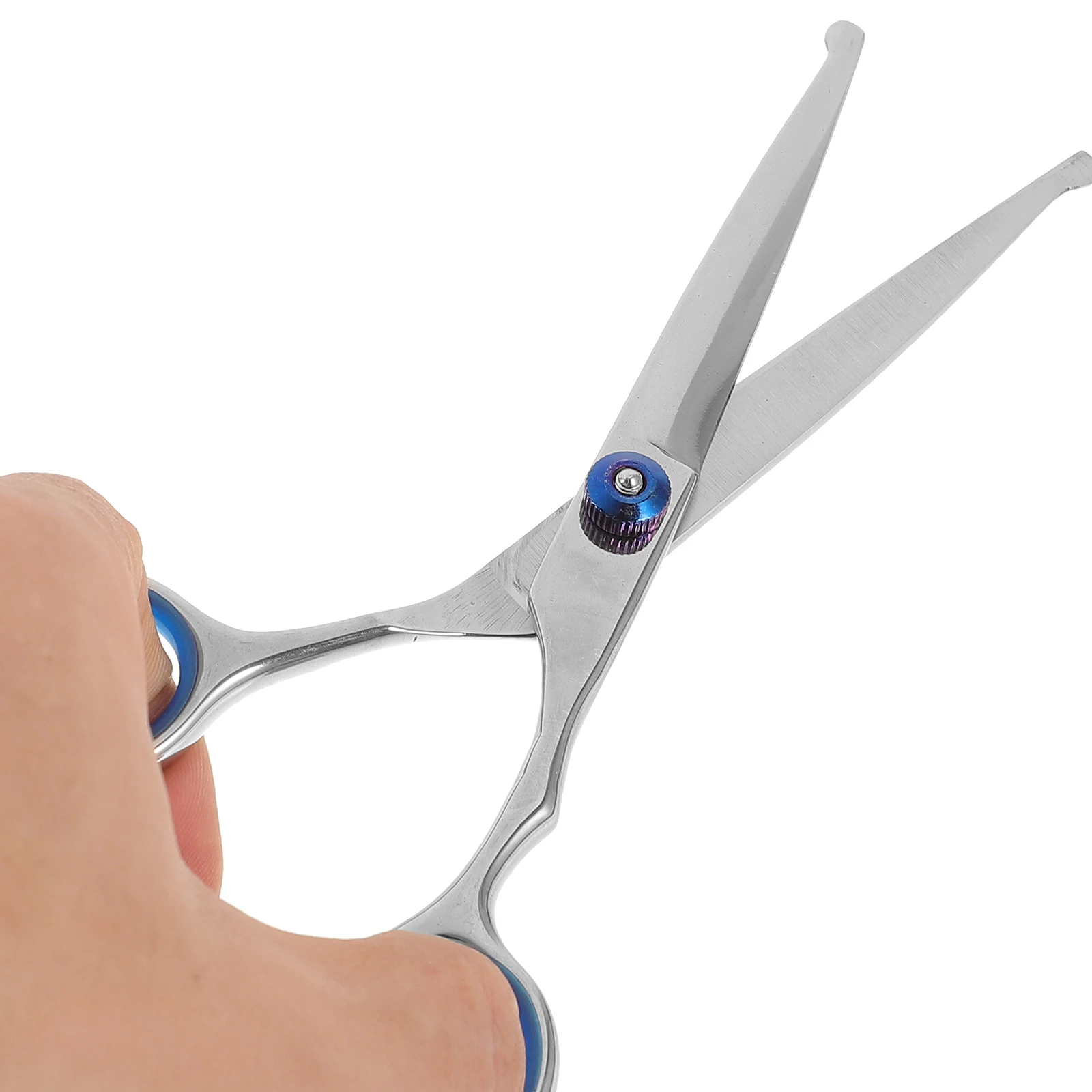 

2PCS Pet Hairdressing Scissors Stainless Steel Dog Cat Grooming Shears Round Head Hair Trimmer Shaper Salon Home Use