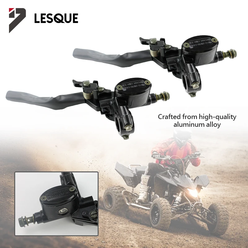 

LESQUE Pit Dirt Bike Hydraulic Brake Handle Clutch Lever Left Right Master Cylinder Pump For ATV Moped Motocycle Accessories