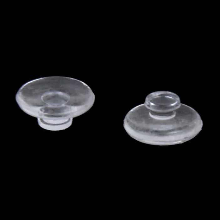 【Last-Chance!】25 Pairs of Silicone Eyeglass Nose Pads Push In Round 9mm