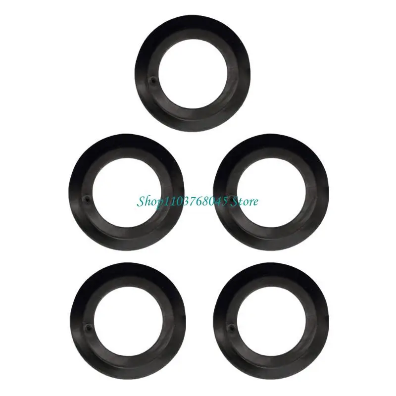 R53F 5pcs Kitchen Sink Drain Rubber Seal Assorted Washers for Plug Water Leakages