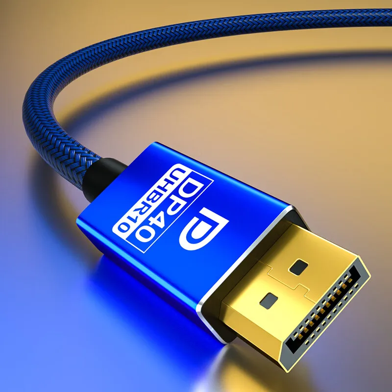 DisplayPort Cable 2.1 [VESA Certified], DP 2.1 Cable [16K@60Hz, 8K@120Hz, 4K@240Hz 165Hz 144Hz] 77.4Gbps HDR, HDCP DP HD Cable