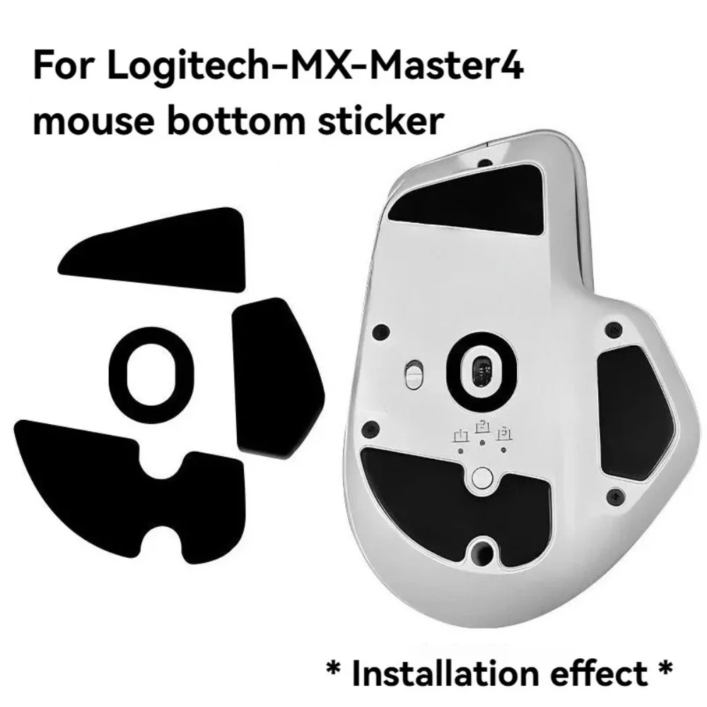 1 Stück Maus-Gleitpad für Logitech MX Master 4 Maus, rutschfeste Fußaufkleber