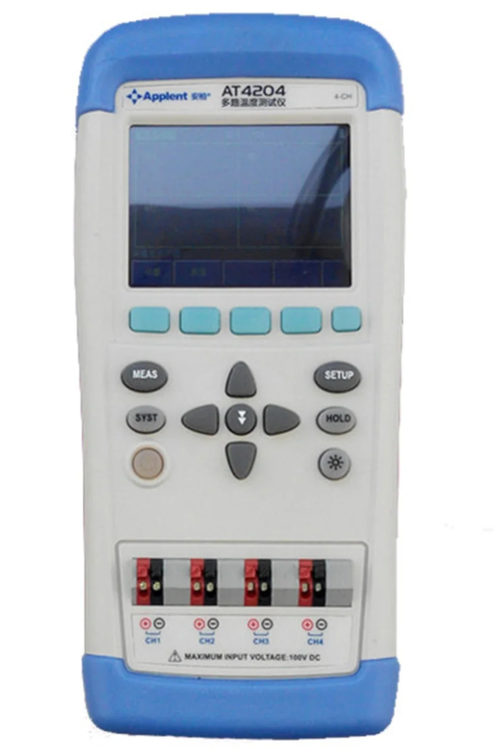 Cầm tay Đa-channel Nhiệt Độ Meter 4 kênh J/K/T/E/S/N/B USB Li-pin Nhiệt Kế Cặp Nhiệt Tester TFT LCD AT4204