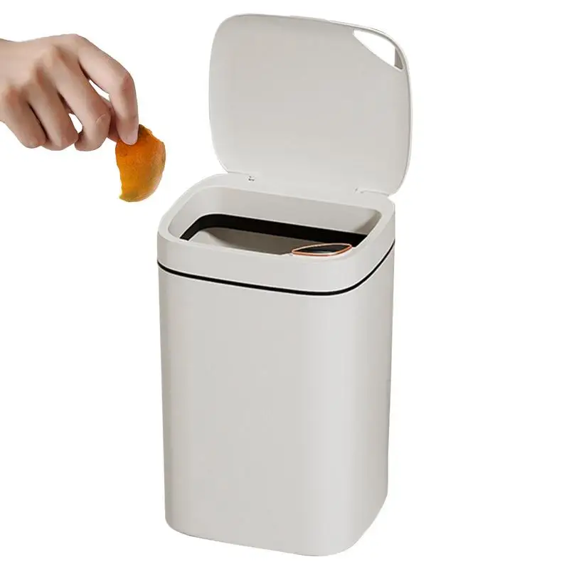 Automatic Trash Can Motion Sensor Trash Can Household Garbage Bin Rubbish Can For Toilet Kitchen Trash Bin home supplies