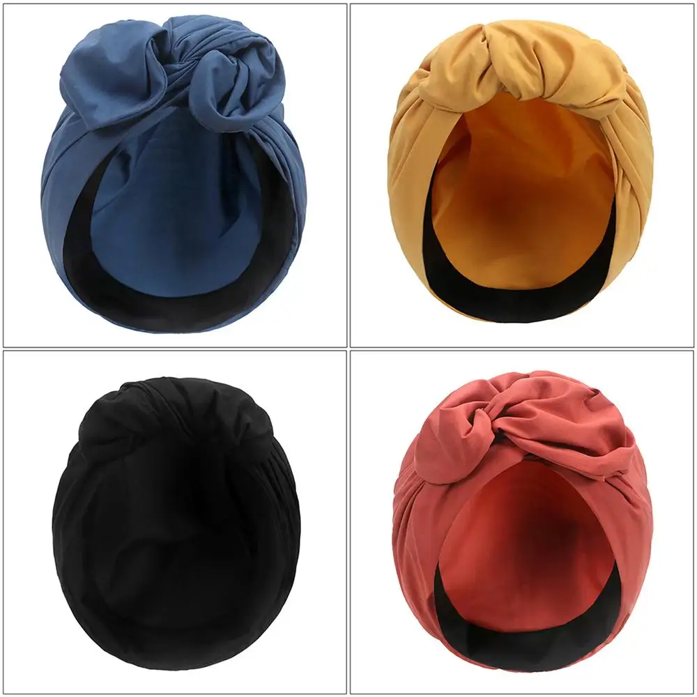 Muslim Bonnet Bandana Women\'s Hair Cover Cap Female Headband Turban Hat Ladies Head Wraps