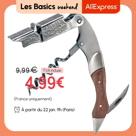 Professional Wine Corkscrew with PU Bag Leeseph