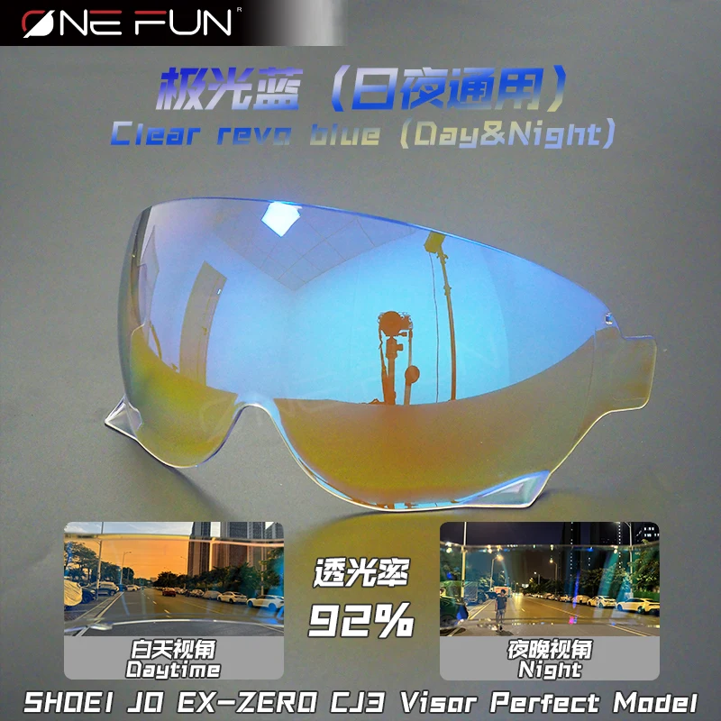 JO Helmet Visor For SHOEI CJ3 JO EX-Zero Full Face Photochromic Helmet Anti-Fog Lens Mask Black Rainbow Silver Shield 4