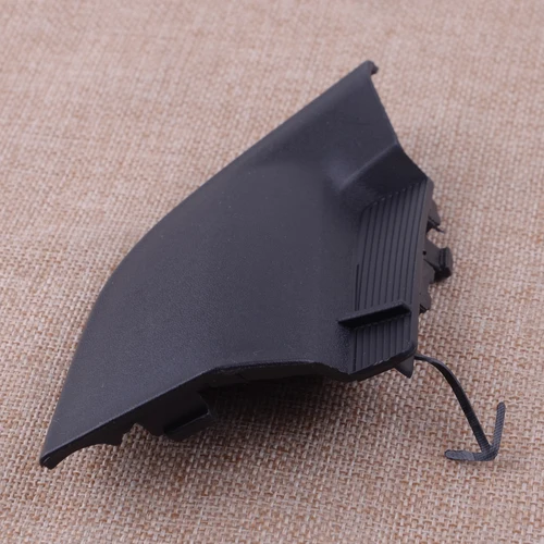 Imagen 2 del producto 2 uds. Tapa de cubierta de ojo de gancho de remolque de parachoques delantero de coche de plástico negro compatible con Toyota RAV4 EU 2016 2017 2018