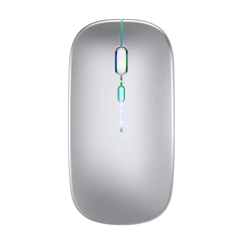 Upgraded Power Display Wireless Bluetooth Charging Mouse Dual Mode Luminous Silent Office Computer Mouse