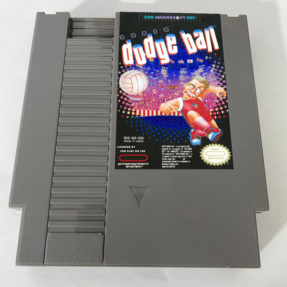Классическая игра Super Dodge Ball для NES Super Games, 72 контакта, 8-битный игровой картридж, для игровой консоли NES в стиле ретро — английский