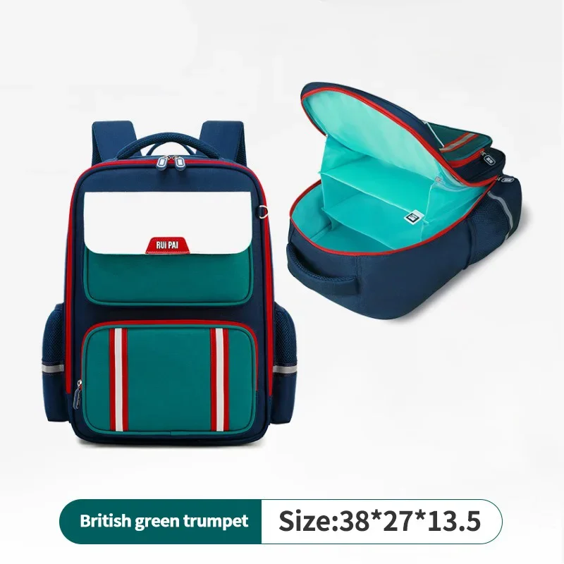 Mochila escolar para niños y niñas, morral para estudiantes de primaria, de 1-6 grados, para alivio de la columna vertebral, novedad de 2024