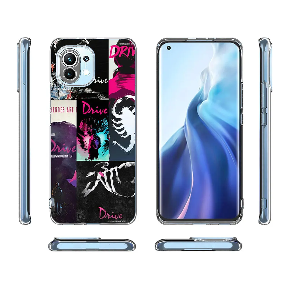 Movie Drive Ryan Gosling Art Case for Xiaomi Mi 11T 13 11 10T 8 9 A3 11i 12 12X A1 8 9T Pro 10 Lite Soft Transparent Phone Cover