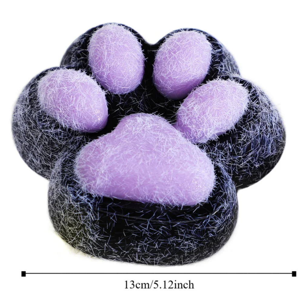 ตลกตุ๊กตา Cat PAW Squeeze ของเล่นซิลิโคนการ์ตูน Fidget ของเล่นนวดแมวที่มีสีสัน PAW Pinch ของเล่นเด็ก