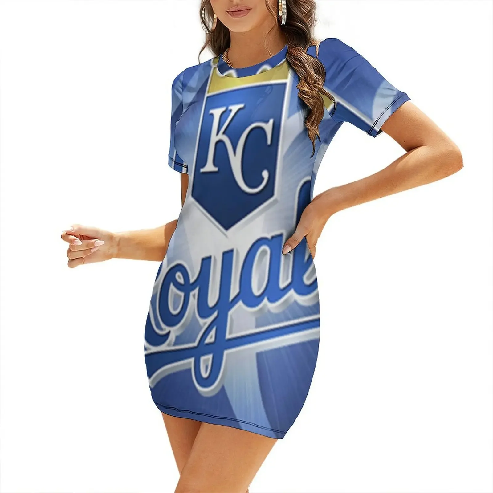 

Kc Royals Short-Sleeved Dress dress for women 2025 clothes for women Party dresses birthday dress for women luxury 2025