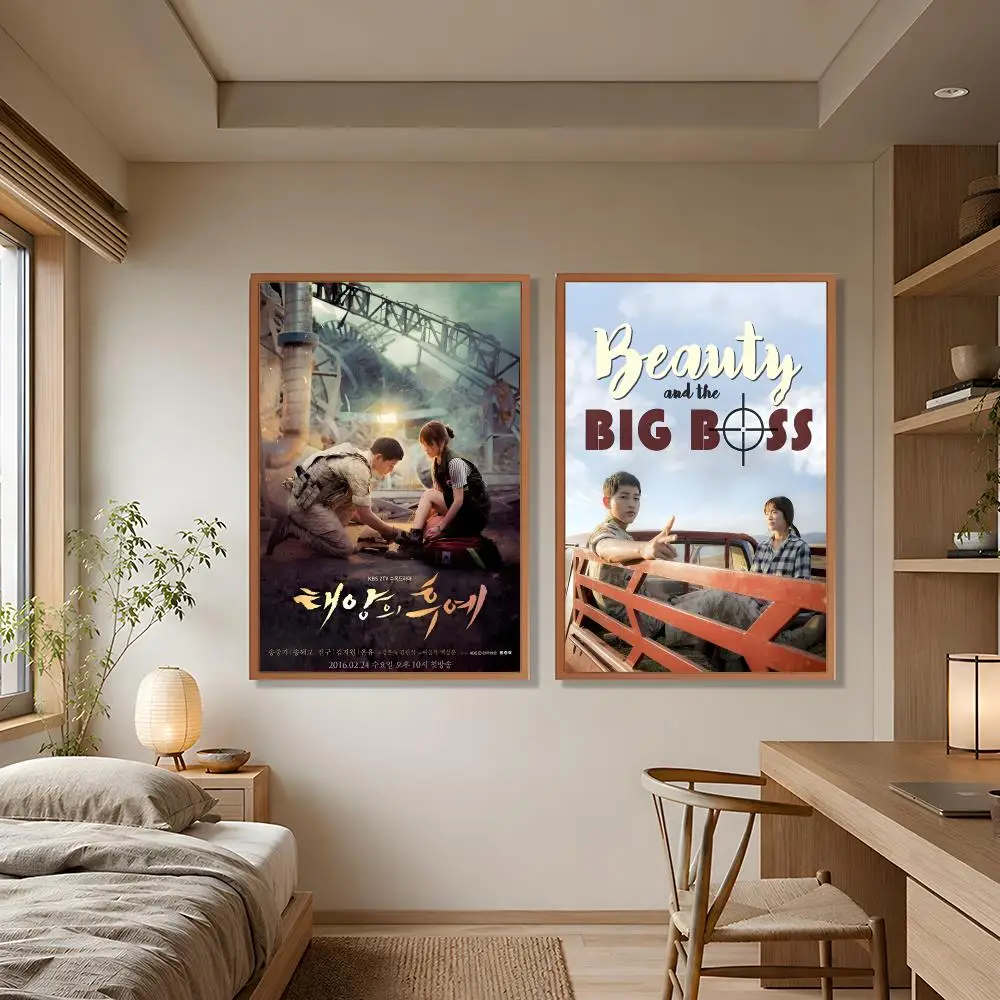 Series Drama Descendants of the Sun Poster Wall Art Poster HD Waterproof PP Print Bedroom Living Room Office Decor Gift