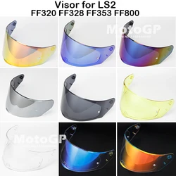 Visière de casque pour modèle LS2 FF320, lentille de casque transparente couleur fumée, compatible avec LS2 FF800 FF328 FF353