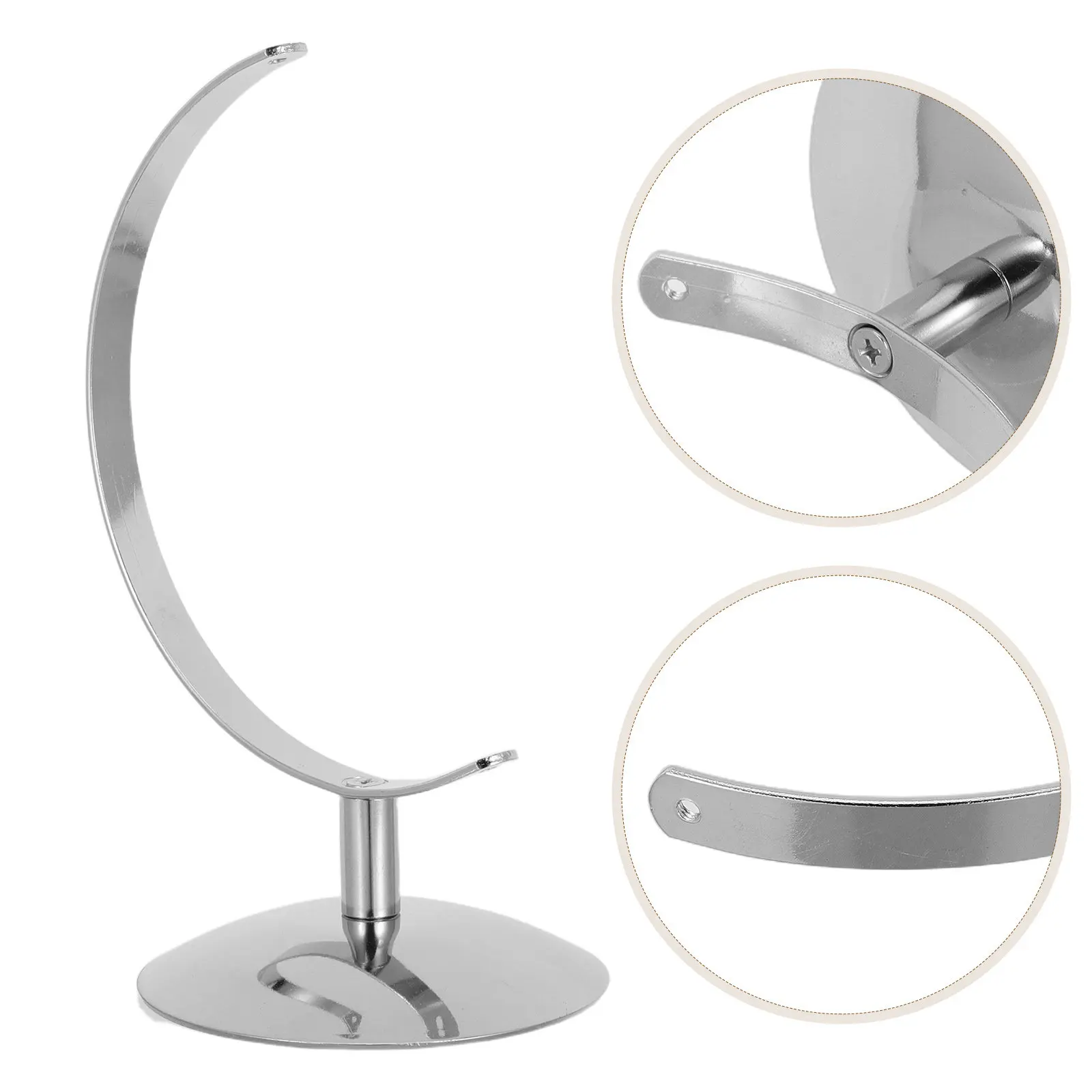 Support de présentation sphérique en métal pour globe de bureau de 5,9 pouces, support de socle stable et élégant, outil pédagogique de géographie