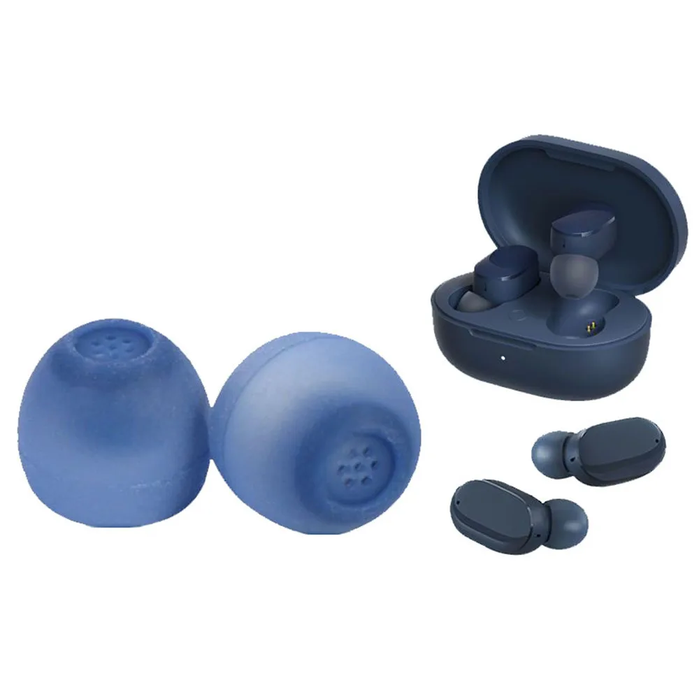 イヤーチップジェルxiaomi redmi airdots 3 bluetoothイヤホンイヤーキャップカバー2本イヤホンイヤホンシリコン耳栓部品