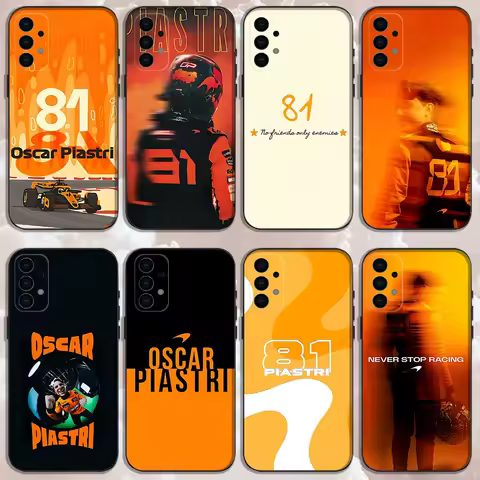 Driver O-Oscar Piastri 81 Phone Case For Samsung Galaxy A13,A21s,A22,A31,A32,A52,A53,A71,A80,Soft Black Shell