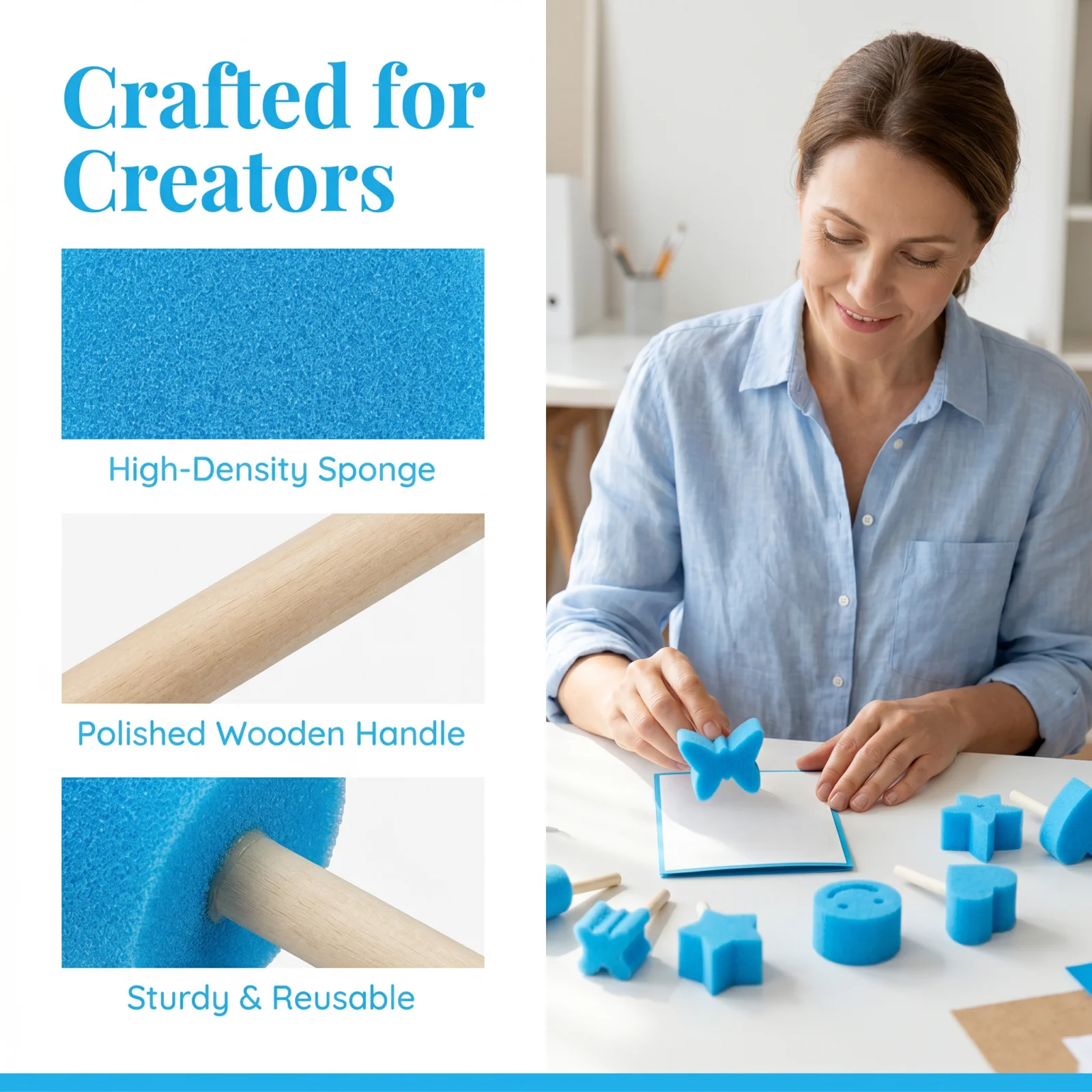 13Pcs Colorful Sponge Stamp Se - đánh giá và giá Woodworking Diy Projects