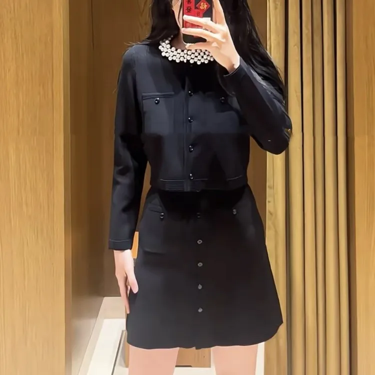 ハイエンドバージョン ブラ ダイヤモンド刺繍襟またはニットカーディガンとスリッポン ドレ レディース プレミアムファッションアンサンブル