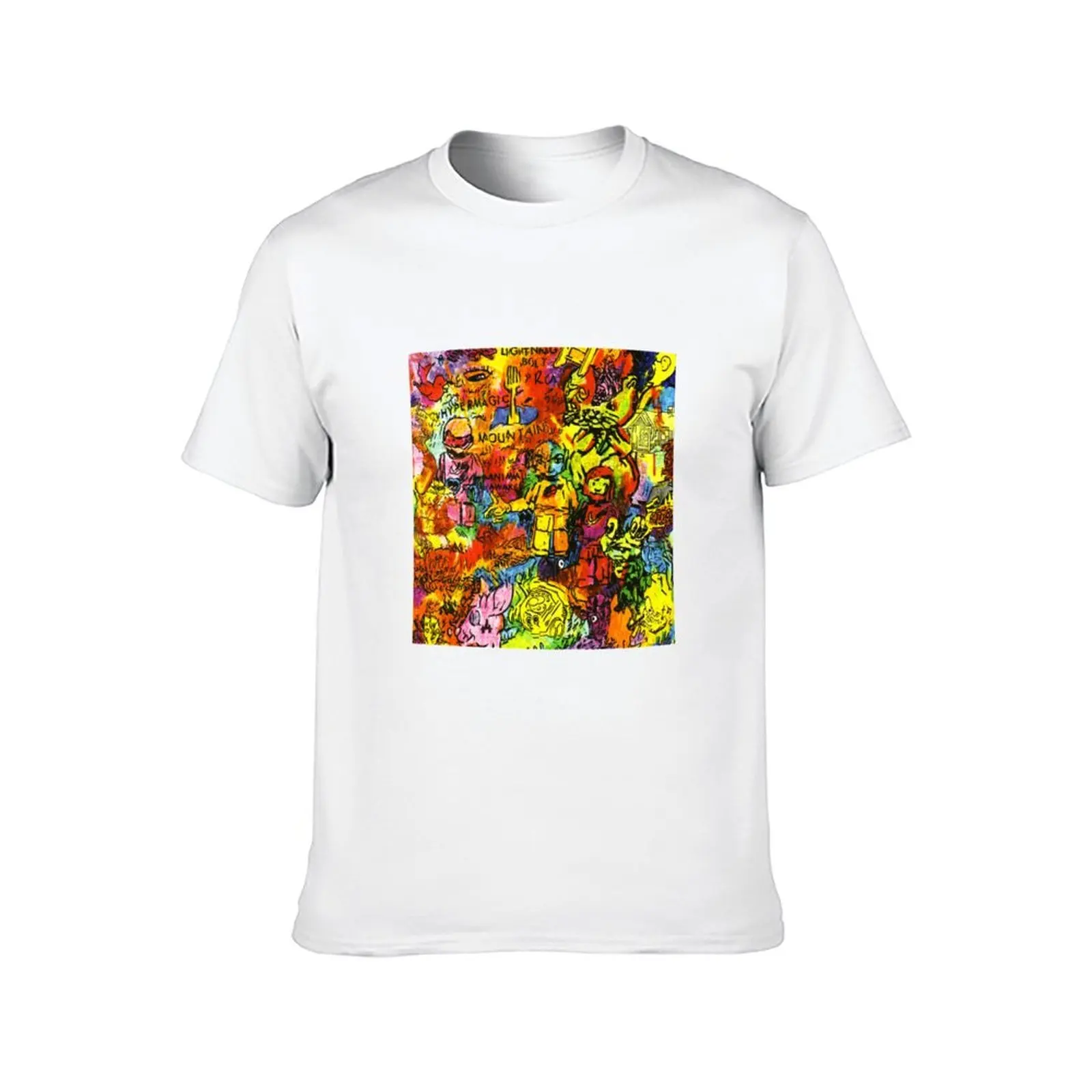 Lightning Bolt Hypermagic Mountain T-Shirt anime tshirt t shirt man casual T-Shirt